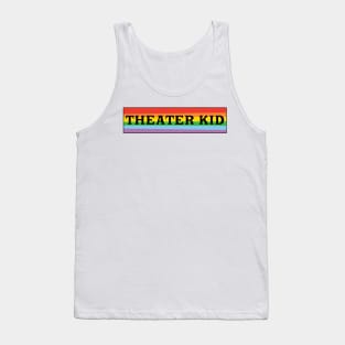 Theater Kid Rainbow horizontal 3 Tank Top